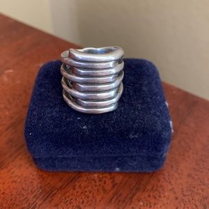 Unode50 Silver Ring Size 7